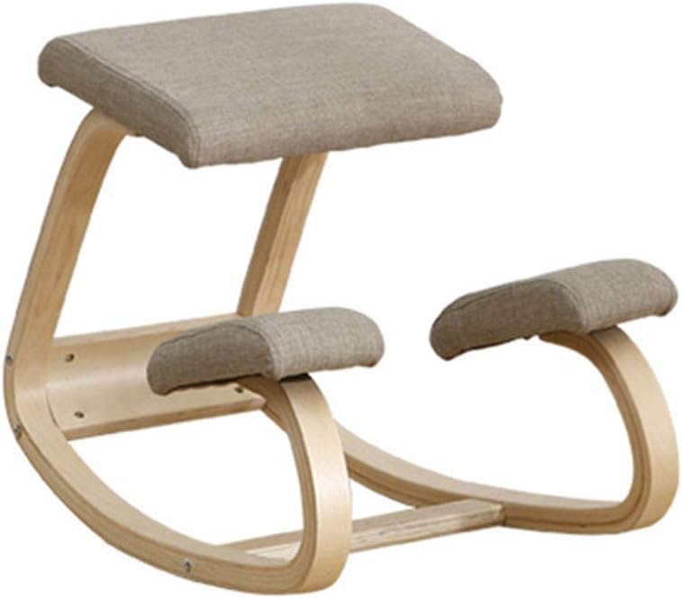 XYAA Silla De Madera Rodillas, Ergonómica Silla De Oficina Silla del