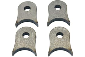 TC BROS. Weld On Steel Mounting Tabs Vintage Style 10 by TC Bros