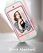 Hocase Compatible with iPod 6th/5th Generation Case, 3 in 1 Heavy Duty Shock Absorbent Silicone Hard Plastic Full Body Protective Case - Pink/Teal Green