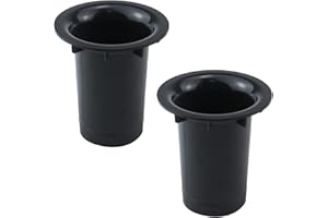 Dnyta 2 Pcs Speaker Port Tubes, 3.4"x4.3"/86x110mm Speaker Inverter Tube Sound Tubes Bass Port Speaker Cabinet Port Tube