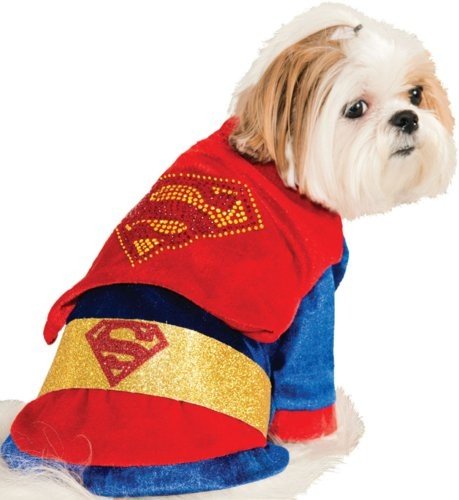 Rubies Costume DC Heroes and Villains Collection Pet Costume-Superman