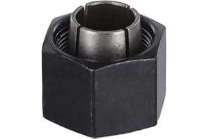 1/2 Inch (12.7mm) Router Collet Cone 763622-4 and Nut 326286-04 for Craftsman 3612 and RP1800 Routers, Metal Chuck Replacemen