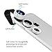 Apexel 3-In-1 Clip-On Lens Kit 180 Degree Fisheye Lens + 0.67X Wide Angle + 10X Macro Lens (Silver)