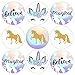Magical Unicorn Party Favor Stickers - 180 Labels
