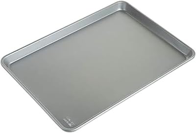 Chicago Metallic 16.75x12 Inch Jelly Roll Pan Set of 2 Uncoated Aluminized