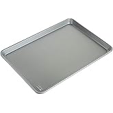 Chicago Metallic Commercial II Traditional Uncoated 16-3/4 by 12-Inch Jelly-Roll Pan, Perfect for making jelly rolls, cookies, pastries, pizza, one-pan meals, and more, Set of 2