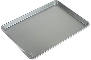 Chicago Metallic 49823 16-3/4 by 12-Inch Commercial II Traditional Uncoated Jelly-Roll Pan, Set of 2