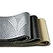 AULLY PARK Universal Perforated Leather Car Steering Wheel Cover Stitch On Wrap (Size M, Black)