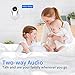 ANBAHOME IP Camera, 1080P WiFi Camera Wireless Security Cam for Home Surveillance Pet and Baby Monitor with Night Vision Two Way Audio Support 128G SD Card