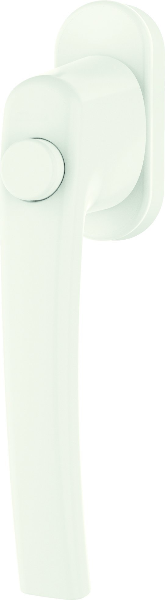 Window Handle Roto Line Push Button Traffic White with Screws Square Pin 7 x 43 mm