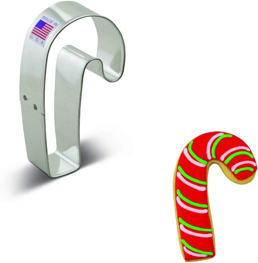 Ann Clark Cookie Cutters Candy Cane Cookie Cutter, 3.5