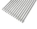 BBQ funland GS521 Aftermarket Stainless Steel Cooking Grid/Cooking Grates Replacement for Weber 7521, Lowes Model Grills and Others, Set of 2