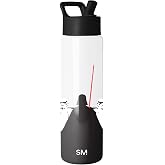 Simple Modern Star Wars Insulated Water Bottle with Straw | 30oz | The Dark | Summit Stainless Steel Water Bottles, Insulated Metal Cup | Leak Proof for School, Gym, Travel, Sports | The Dark