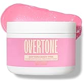 Overtone Semi Permanent Hair Color Conditioner, Cotton Candy Pink, 8 oz, Nourishing, Damage-Free, Color Depositing Mask for All Hair Types with Shea Butter & Coconut Oil, Vegan & Cruelty-Free