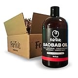 Baobab Oil 16 fl.oz 100% natural, wild harvested, pesticide- & chemical free, Unrefined, Cold pressed