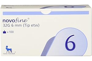 Novofine Needle 0.25 x 6 mm 32 g C100, Pack of 1