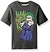 DC Comics Boys' Big Lego Batman Joker T-Shirt, Gray, 8