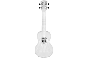 Kala Brand Music Co. The Waterman, 4-String Ukulele, Right, Transparent, Soprano (KA-SWT)