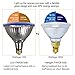 7Pandas LED Blue Light Par38 Flood Light Bulbs, 1200 Lumen for Porch True Color Full Glass Outdoor Waterproof LED Lights, E26 Base 90W Halogen Equivalent Halloween, Christmas, Holiday Lighting, 4-Pack