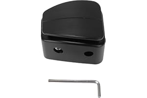 Aramox Pedal Pad Extender, 1.5in ABS Clutch Extender with Wrench Replacement for Mustang 1994-2025 with Manual Transmission