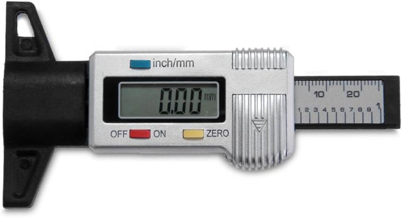 Amazon Vigorwork Lcd表示デジタルタイヤtread Depth Gaugeメトリック標準メジャー0 Tester 25 4 Mm車バイクモータートラックチェックテスターデジタル 故障診断機 車 バイク