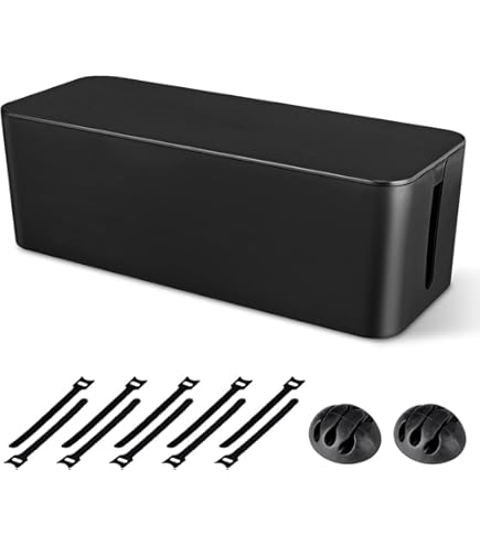 Bluelounge CableBox Mini - Kabel Management System Mit Überspannungsschutz