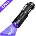 Black Light Flashlight, 108 LEDs 395nm Lamp UV Flashlight Handheld Pet Flashlight Scorpion Urine and Dye Detector Hotel Inspection (S)