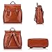Women' s Genuine Leather Small Backpack School Bag Travelling Bag Made of Oiled Cow Leather With Vintage Design