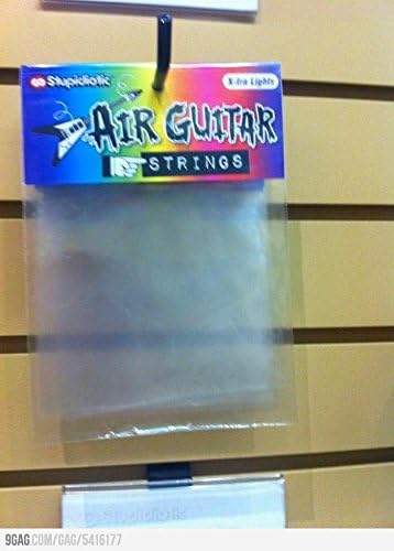 Air Guitar Strings Joke Gag Gift