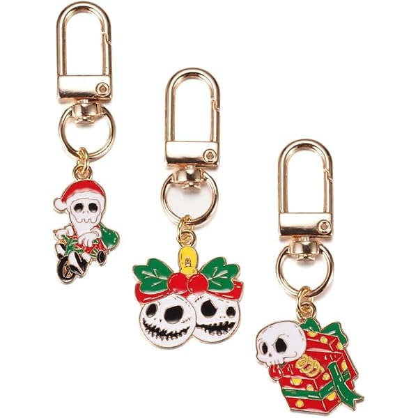 SWJEWEL Happy Face Flower Keychain 4pcs Happy Expression