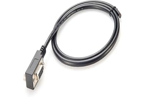 DB9 RS232 Serial 90 Degree Right Angle Low Profile for D-Sub 9 Pin Female Single Ended Communication for Computers CNC Switch