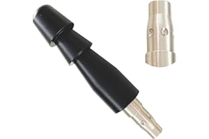 EBIEFLY Pneumatic Tool Accessories Anti-rotation Vac-U-Lock Adapter Suction Stick Prevent Rotation Strong Saw Adapter (Black)