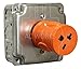 AC WORKS L6-30P 30-Amp 250-Volt Locking Plug to NEMA 6-20R 15/20-Amp 250-Volt Female Connector Adapter (Compact)