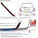 Rear Bumper Trunk Load Edge Anti-Scratc Guand Trim Rubber Strip for MINI Cooper Countryman R60 (White)