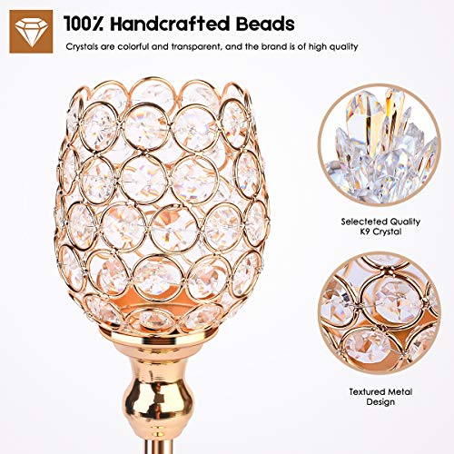 1 Crystal+Holders+Tealight+Centerpieces+Decorations