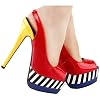 SHOW-STORY-Glam-Stripe-Peep-Toe-Slingback-Stiletto-Double-Platform-Dress-PumpLF80905