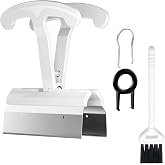 4-Key Keycap Puller, Keyboard Key Remover &amp; Key Cap Removal Tool 4X Faster | JM.JEEMI Mechanical &amp; Hot-Swappable Keyboards Key Puller, Keyboard Cleaning Kit Compatible with Most Key Layout, Large, White