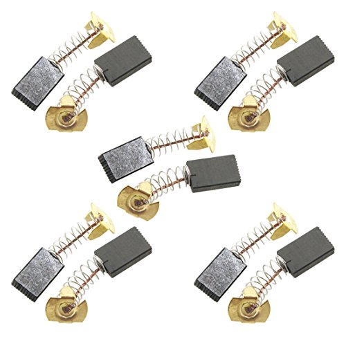 uxcell 5 Pair 16 x 11 x 5mm Carbon Brushes Replacement CB303 for Makita