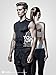 Tesla TM-MUA05-KLB_Large Men's R Neck Sleeveless Muscle Tank Dry Compression Baselayer MUA05