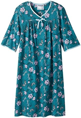 Silverts Open-Back Hospital Gowns for Women Comfortable, Dignified, Easy Dressing for Seniors & Patients - 2/3 Sleeve, Dragonfly Floral, Medium price in Saudi Arabia | Amazon Saudi Arabia | kanbkam Silverts Open-Back Hospital Gowns for Women Comfortable, Dignified, Easy Dressing for Seniors & Patients - 2/3 Sleeve, Dragonfly Floral, Medium price in Saudi Arabia | Amazon Saudi Arabia | kanbkam