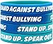 100 Band Against Bullying Wristbands - Stand Up. Speak Out. Bracelets