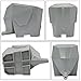Agile-Shop Cute Elephant Design Plastic Cutlery Drainer Storage Holder Box for Home Kitchen, Bathroom, Toothbrush, Small Knife Accessories (Gray)