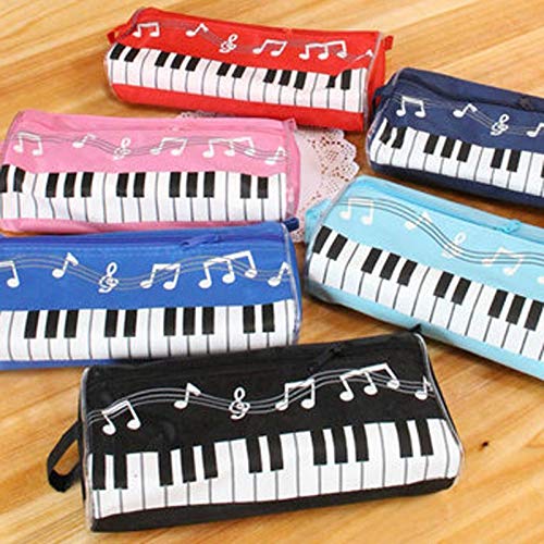 Dunnomart New Lovely Musical Piano Keyboard Pencil Case Stationery Office School Supplies Music Pen Bag Box Storage Bag School-Supplies - Thumbnail 6