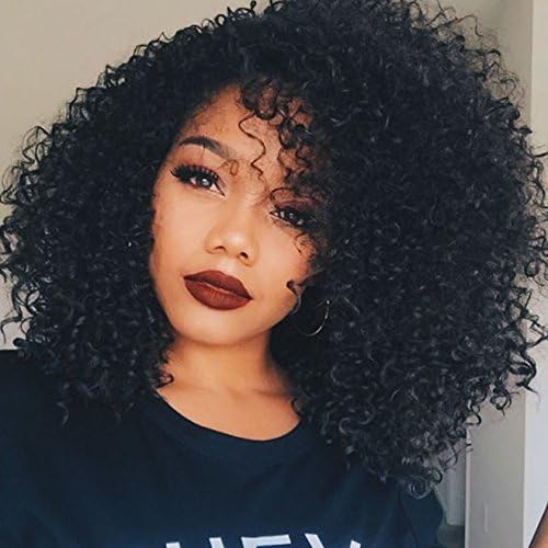 SHANGKE HAIR Women Synthetic Natural Full Red Wigs Short Afro Kinky Curly Hair Wigs for Women