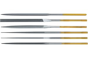 Grobet USA 18cm INOX Set of 6 Assorted Cut 0