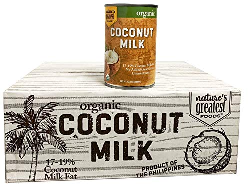 Nature's Greatest Foods, Organic Coconut Milk, No Guar Gum, Unsweetened, 13.5 Ounce (Pack of 12) - Thumbnail 3