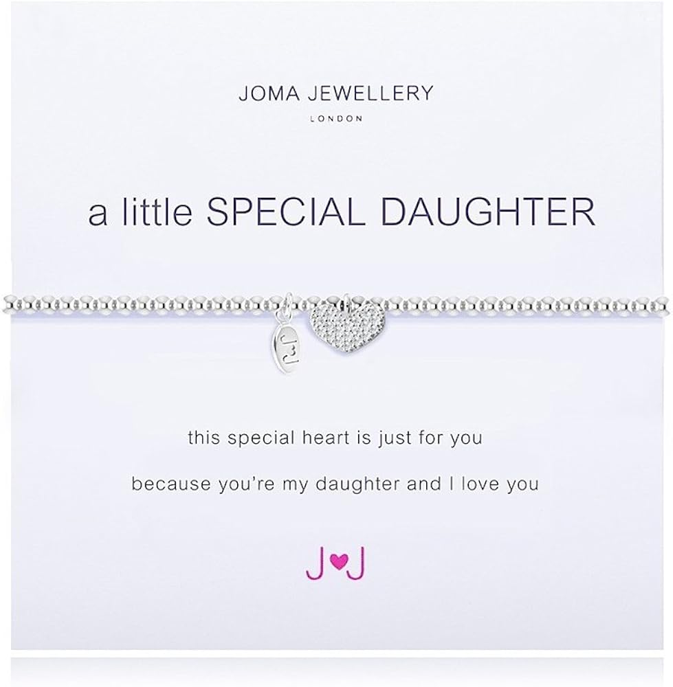 Joma Jewellery a little Special Daughter Bracelet, Silver, 9 inch