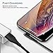 90 Degree 3Pack 6ft Long Charger Cable,ICSEIO for 6 Foot Right Angle iPhone Charger Cable/Data Sync USB Charging Cable Compatible for iPhone X Case/8/8 Plus/7/7 Plus/6/6s Plus,iPad Mini Case