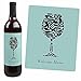 Home Sweet Home - Housewarming Gift for Women and Men - Wine Bottle Label Stickers - Set of 4