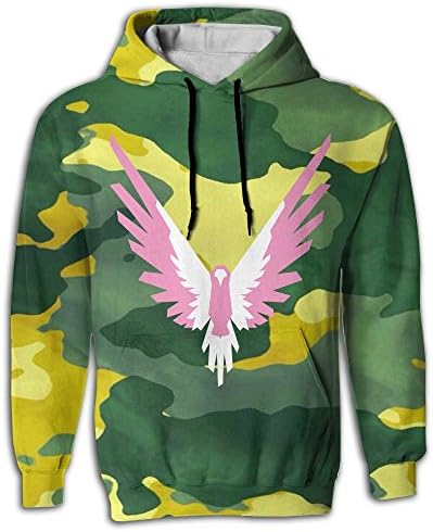 Logan Paul Pink Bird Men's Hoodies Hooded Sweatshirt Pullover Pockets